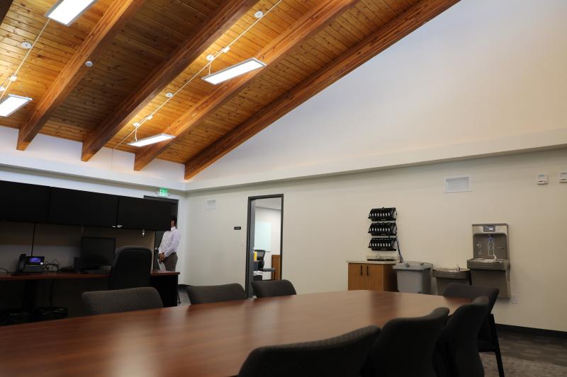 Inside Mesa County Sheriff's Office Clifton substation building.