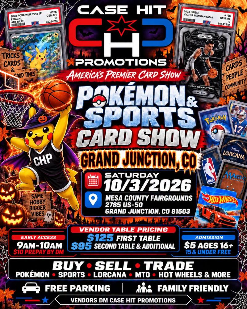 Case Hit Promotions Card Show