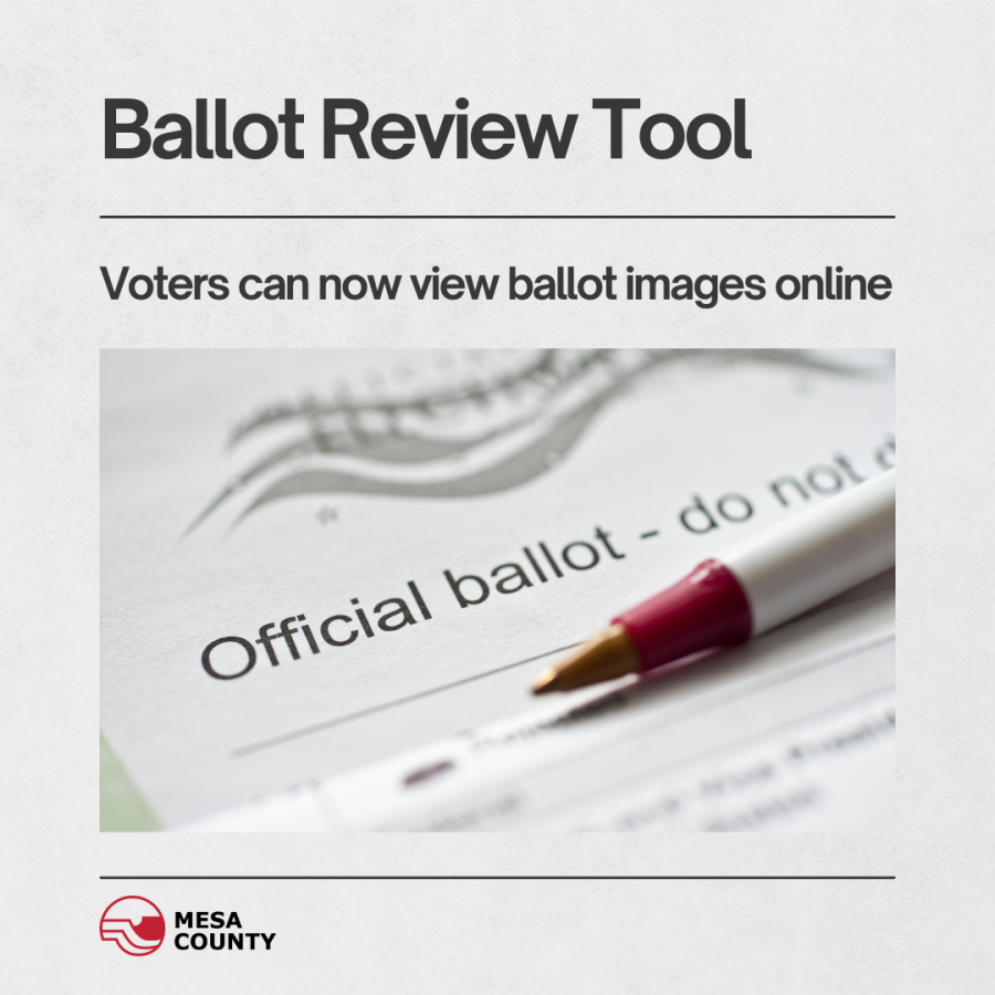 Voters can view ballot images online. A picture of an official ballot envelope. 