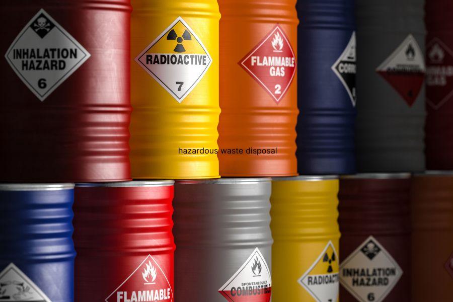 Barrels of hazardous waste